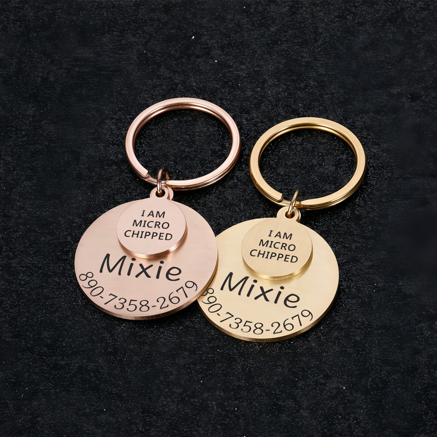 Personalized Pet ID Tag �Safe & Stylish for Dogs & Cats